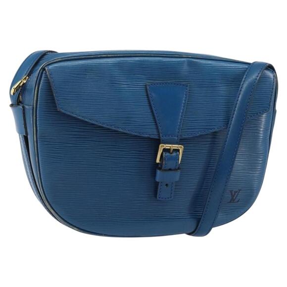 LOUIS VUITTON Epi June Feuille Shoulder Bag Blue M52155 - Picture 1 of 13